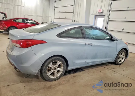 2013 Hyundai Elantra Coupe Gs from USA, damaged, VIN KMHDH6AEXDU004252